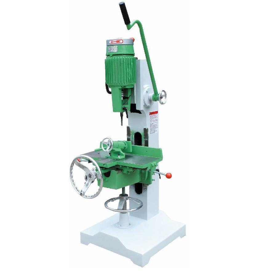 方眼机立式单轴高速榫槽机手动打孔机木工方钻机改气动压料加350