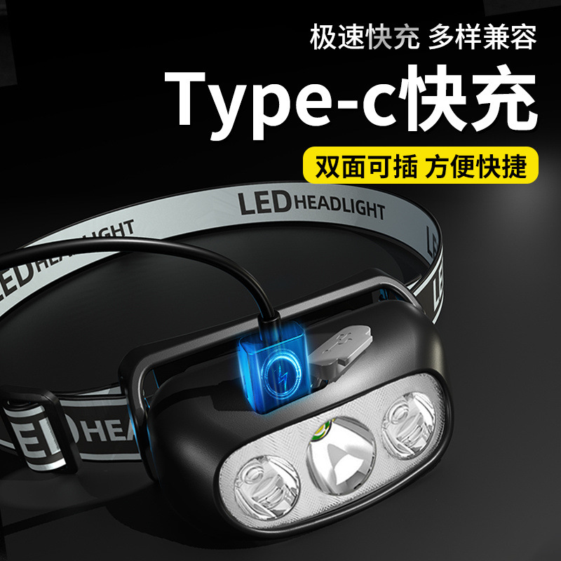 Сверхмощный налобный LED-фонарь с инфракрасным датчиком