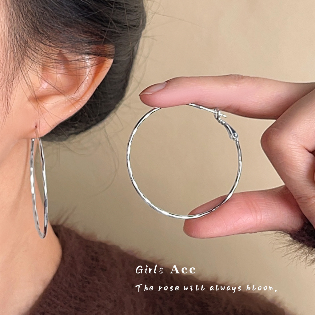 Women's Cross-border High-level Sense Exaggerated Ear Ring Niche Elegant New Fashionable All-match Ear Jewelry