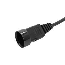 源头工厂供应C14C13接头电源线欧规电源线带防水电源线机柜电源线