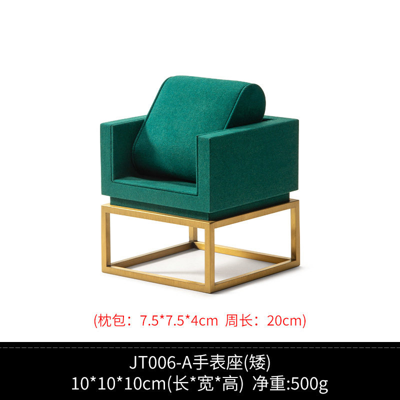 直供手表展示道具直播橱窗腕表陈列道具金属墨绿阶梯形展示架|undefined