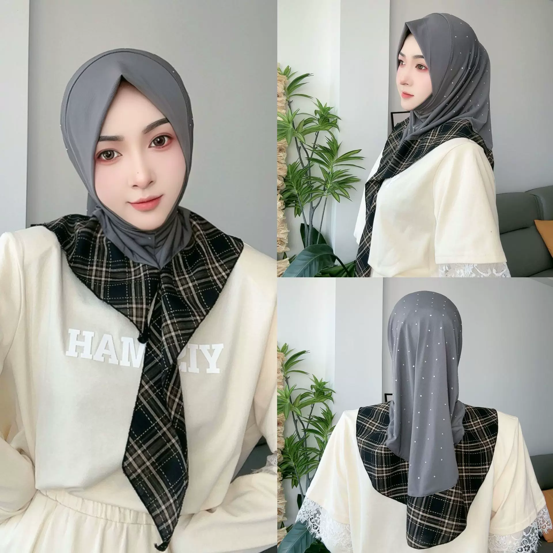 新款波点马来西亚包头巾纯色阿拉伯民族头巾女百搭民族包头帽批发