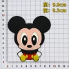 Large sitting Mickey (height 9.9*width 9.3)