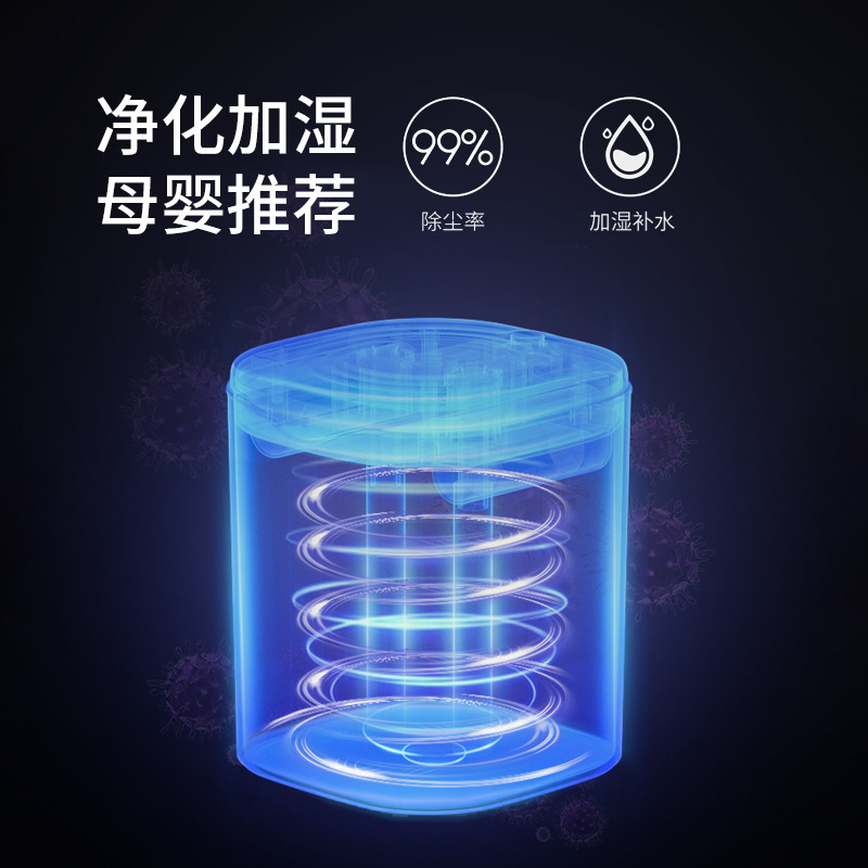 ダブルスプレー水滴加湿器usbデスクトップ室内空気霧化加湿器家庭用静音大噴霧加湿器|undefined