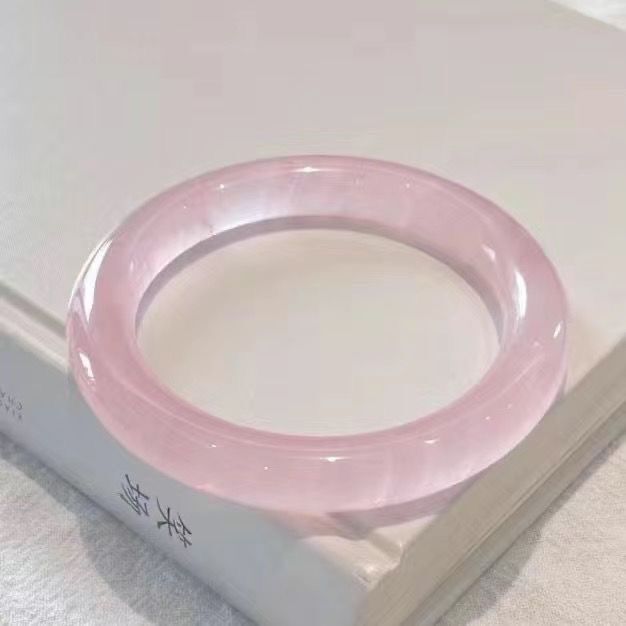 超仙白月光手镯小众设计古风中式韵味配饰清透感纯白镯子百塔手饰|undefined