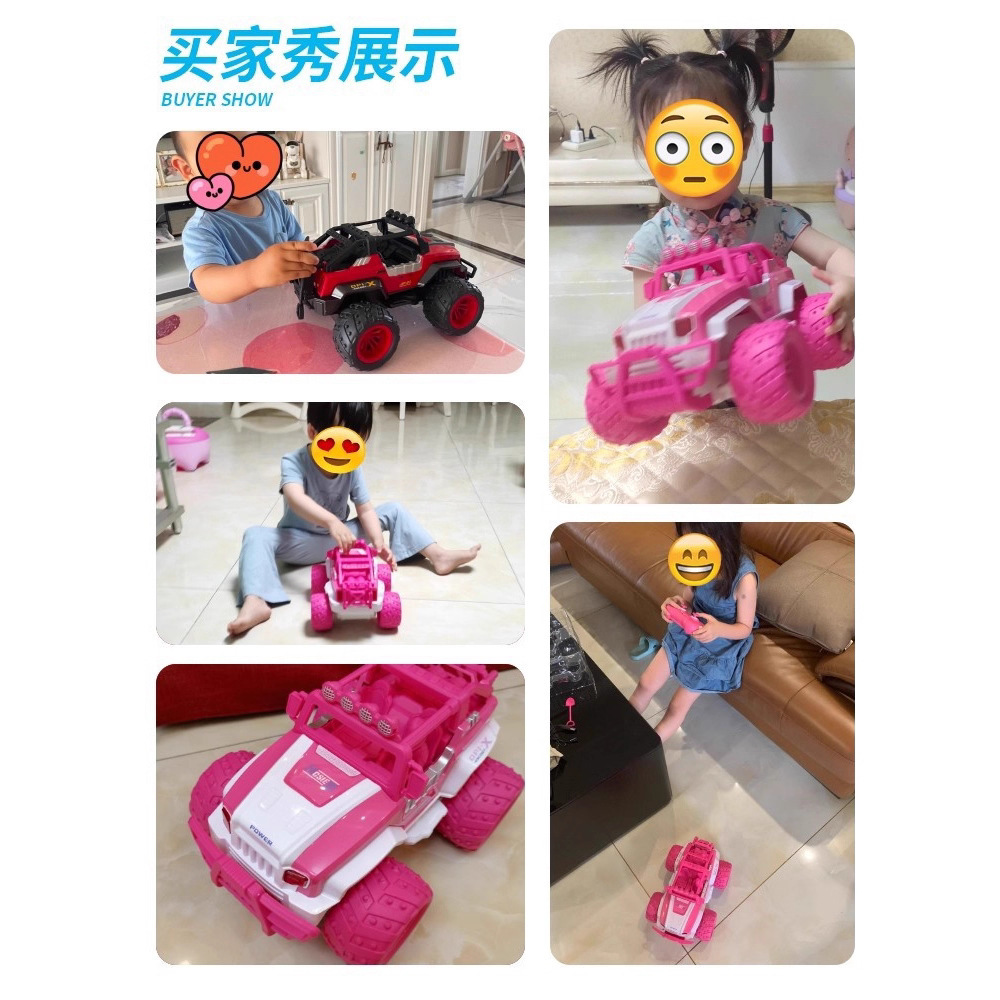 Super gran vehículo todoterreno de control remoto cargar coche eléctrico juguete para niños caída tracción trasera escalada coche de carreras de deriva