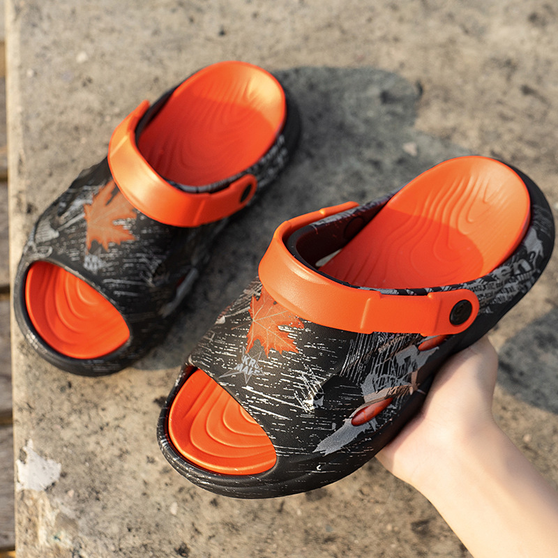 Nuevo pedazo de mierda sensación de fondo grueso una zapatilla casual dos zapatillas de hombre de playa zapatillas deportivas de verano image 3