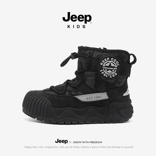 jeep��ͯѩ��ѥ�¿���ޖ|��ͯѥ��ЬŮͯ������ů��ͯѩ����