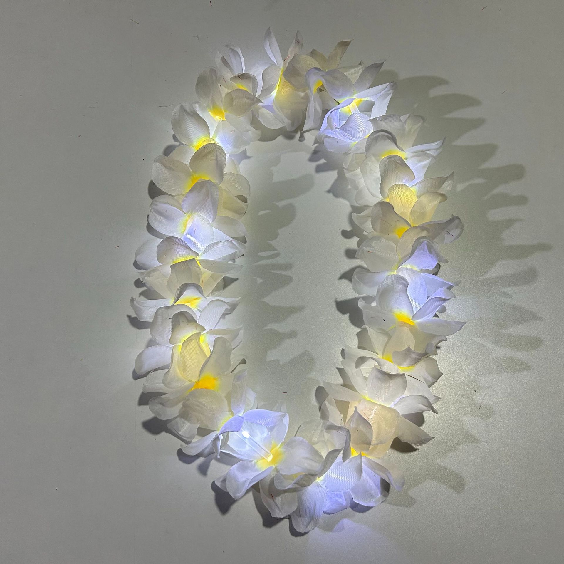 Lámpara LED de color corolla de pétalos de diámetro 11 cm 10 lámparas 24 flores al aire libre de vacaciones
