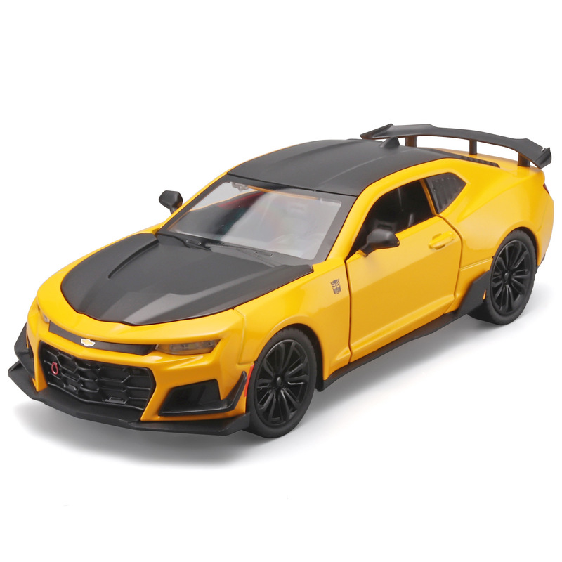 (Boxed) 1:24 Chevrolet Camaro Alloy Car Model Bumblebee series boy toys
