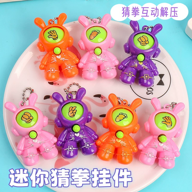 Редька Кролик Угадай Бокс Каменная Ножницы Ткань Маленькая Игрушка Рекламный Приз Ножницы Камень Ткань Игра Яичный Брелок