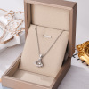 Necklace stainless steel, fashionable accessory, chain for key bag , suitable for import, simple and elegant design