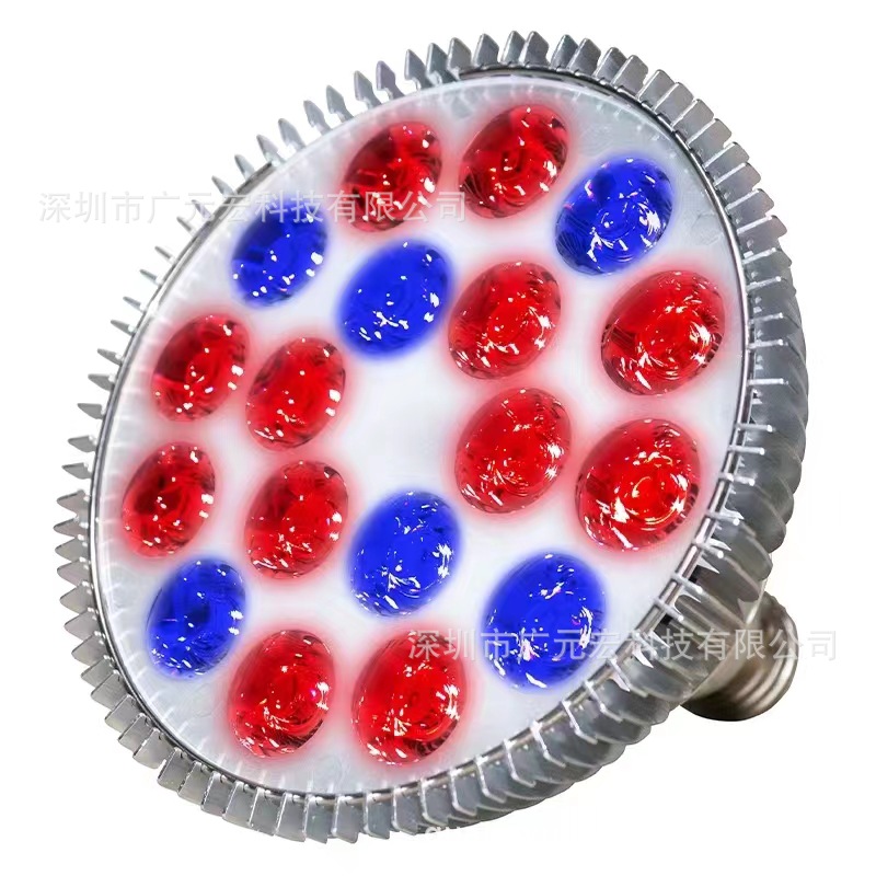 LED Botany Grow fill-in light 54WE27 Screw par38 Red Blue light Yellow light white light Blue light Purple