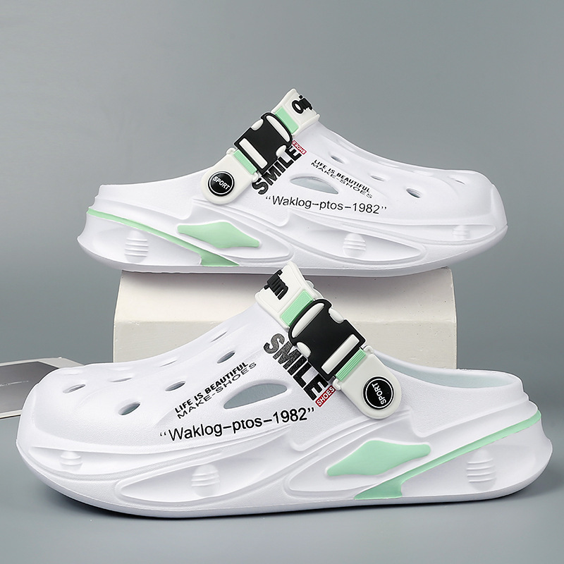 Zapatos para hombres y mujeres nuevos de verano conducir al aire libre usar sandalias antideslizantes suaves EVA zapatillas