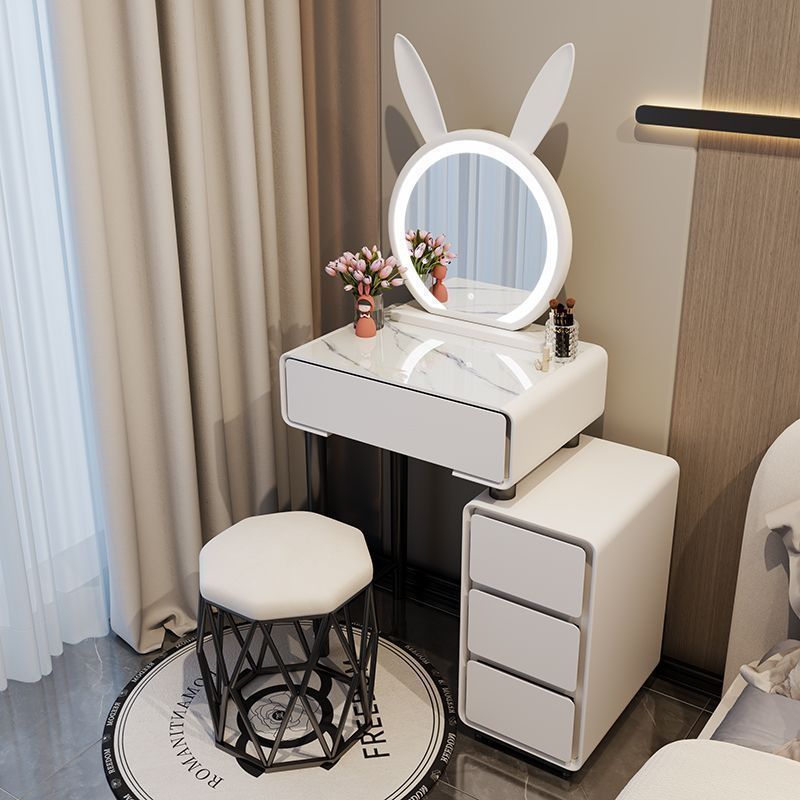 [Limited Time and Low Price] Small Dresser Bedroom Modern Simple Internet Celebrity Ins Style Master Bedroom Makeup Table for Girls
