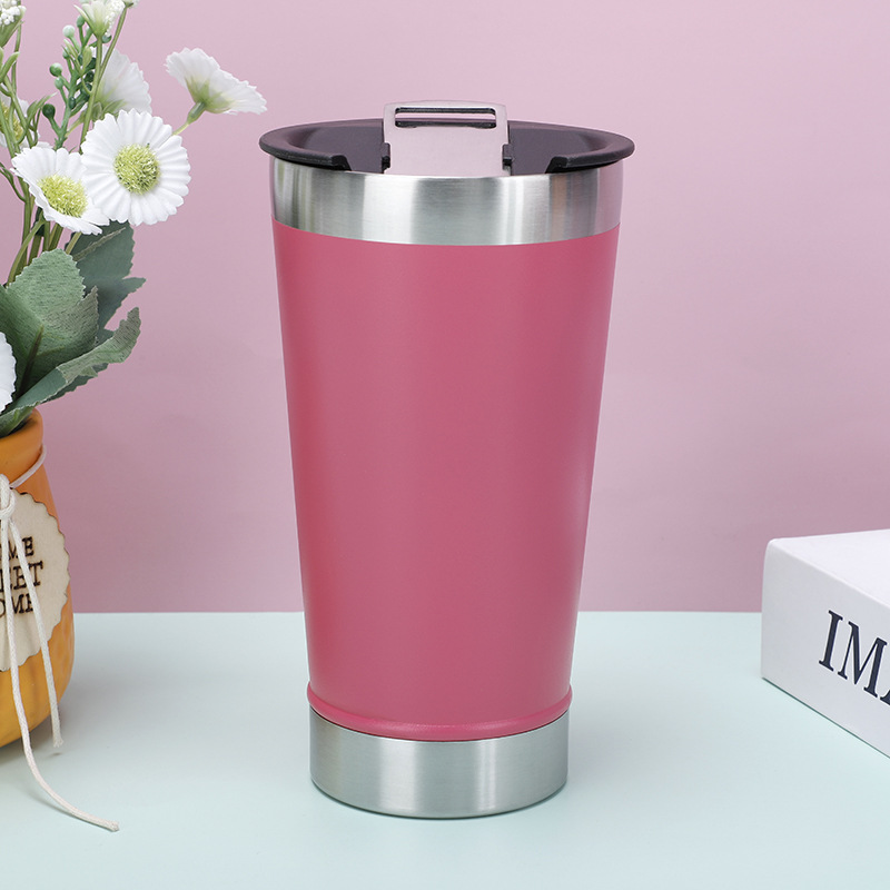 Ventas transfronterizas de acero inoxidable 304 con abertura de botellas de cerveza de acero inoxidable 304 tazas de aislamiento de automóviles tazas de hielo