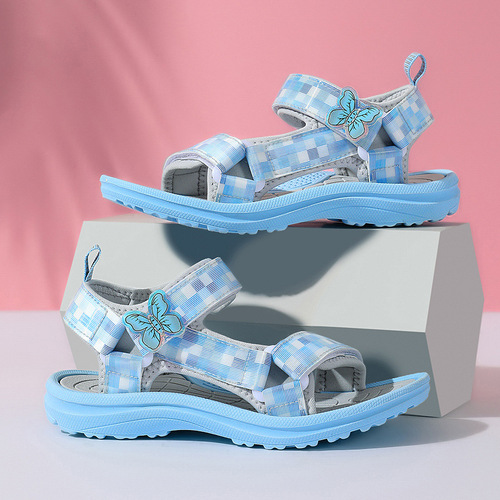 Girls sandals cross-border kid shoe summer new Southeast Asian children's sandals wholesale beach shoes princess shoes