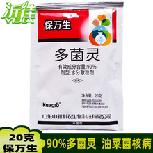 保万生 90%多菌灵 蔬菜花卉油菜菌核病广谱保护杀菌剂 20克