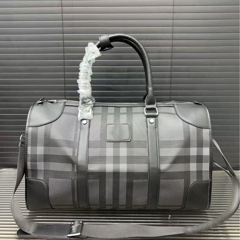 New men's printed travel bag, airport bag, tote bag, B brand classic cross-border style