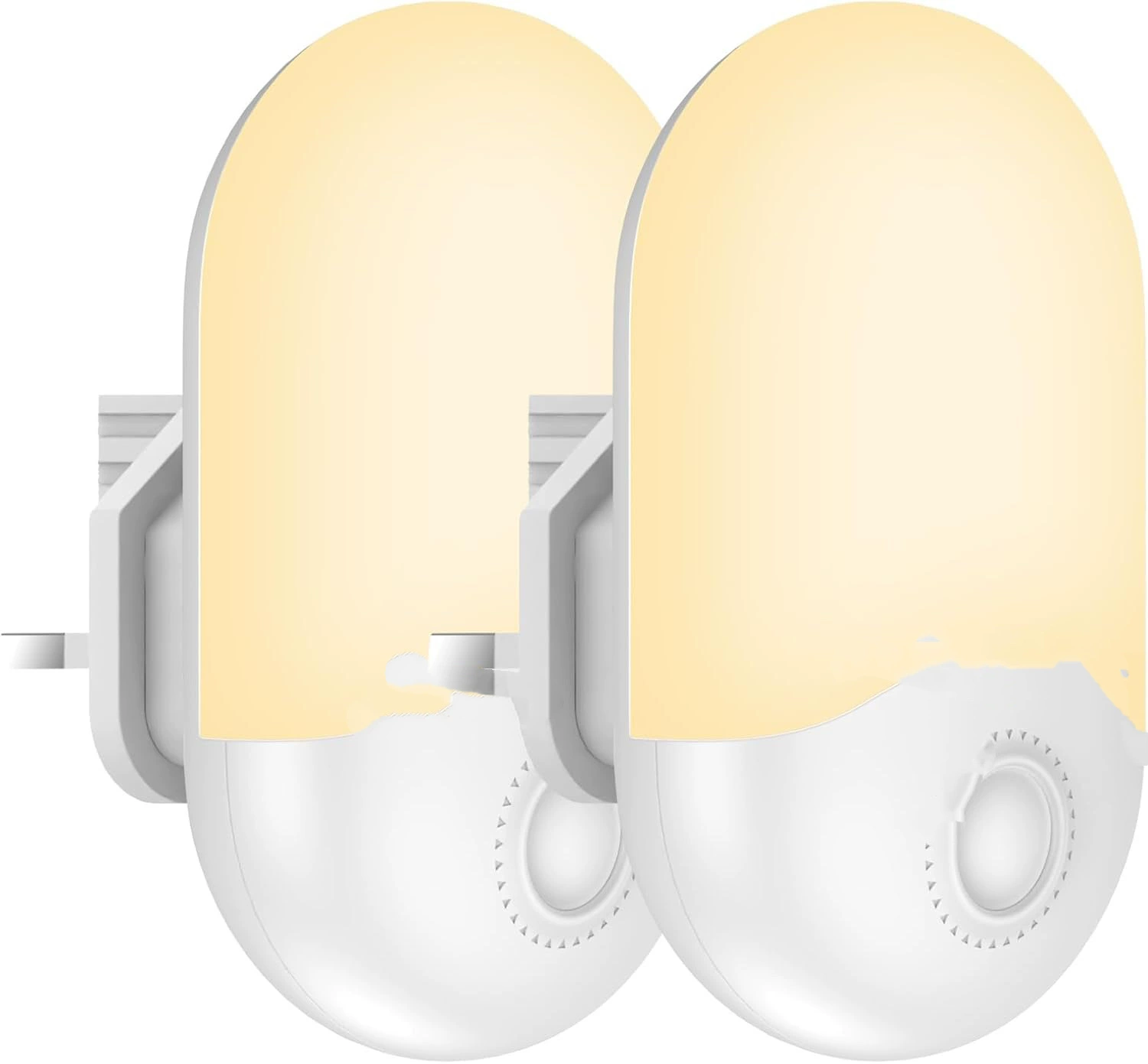 Night Light LED, Lightweight Plug-In Touch/Remote, Warm White & 7-Color, Motion Sensor Option
