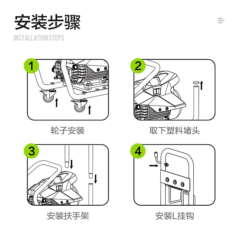 Greenfield Car Washer Xingrui S8 High-Power High-Pressure Washer 220V Car Wash Water Gun Anti-Tangle Car Wash Pump