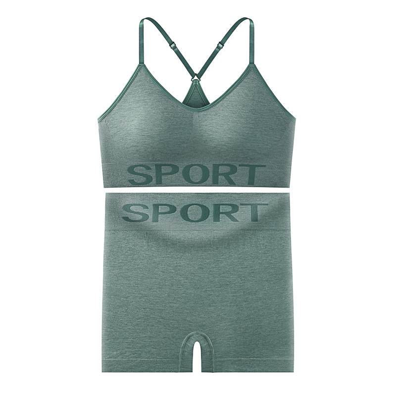 Las mujeres de verano de alta elástico sin costuras sujetador belleza espalda deportes traje a prueba de golpes anti-sacudida sin anillo de acero transpirable desgaste interior desgaste exterior