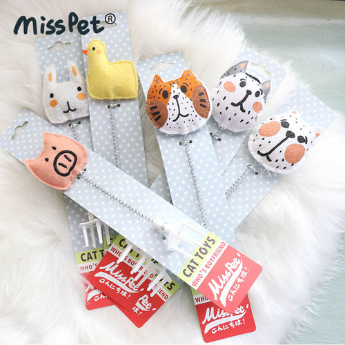 MISSPET Cat Teaser, Interactive Cat Toy, Entertaining and Fun, Cat Scratch Board Companion