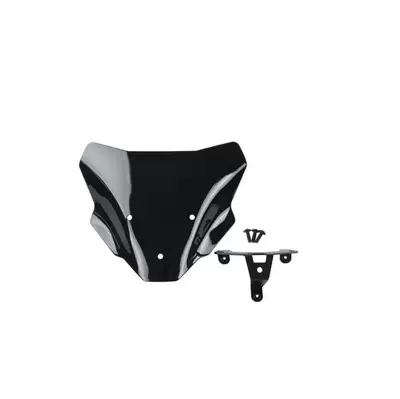 Suitable for Yamaha Mt-07 Motorcycle Windshield Deflector Front Windshield Bracket Modification Accessories 2025 (Motorcycle front windshield) - black