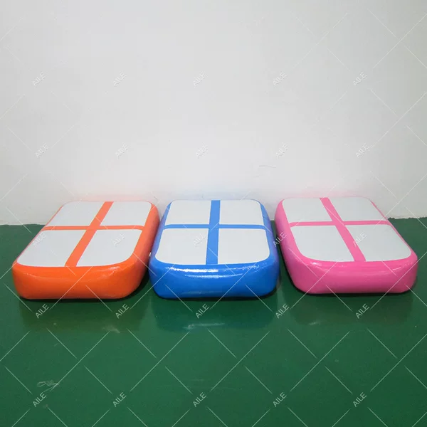 Inflatable Taekwondo Kung Fu Air Cushion Martial Arts Guidance Multifunctional Flat Wire Drawing Gymnastics Mat pvc Protective Yoga Mat