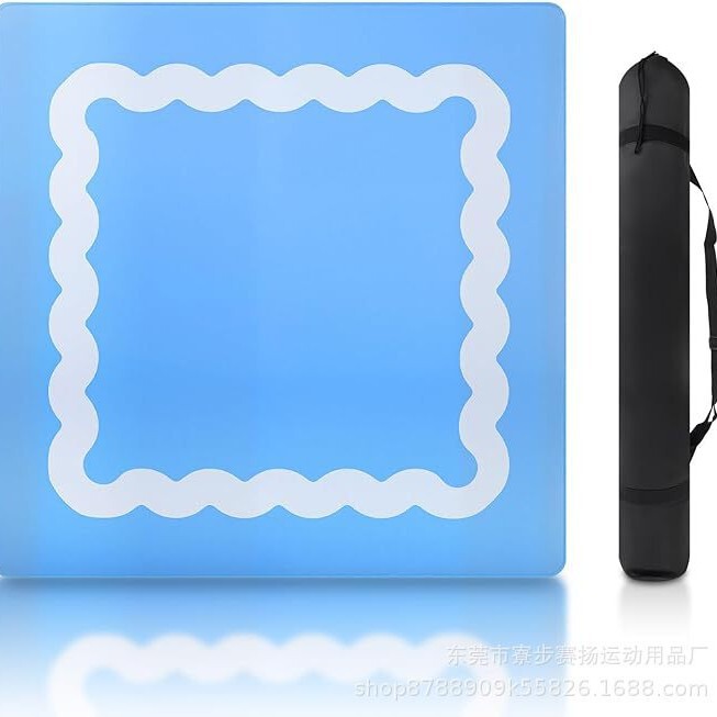 Cross-Border Mahjong Tablecloth Rubber Table Mat Cross-Border Amazon Anti-Slip Noise Reduction Waterproof 32.4inch Board Game Table