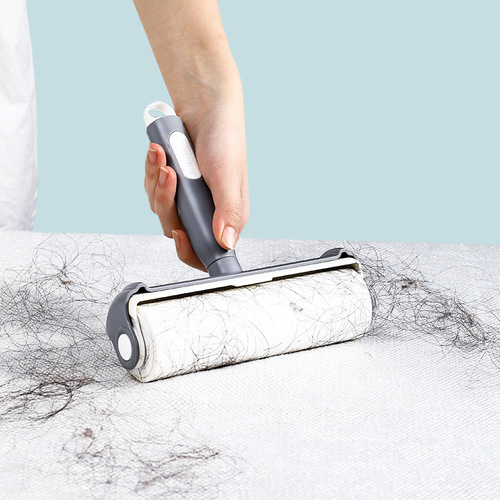 Lucky 10CM16CM sticky hair scraper brush integrated sticky hair roller clothing dust removal brush oblique tear dust paper pet hair