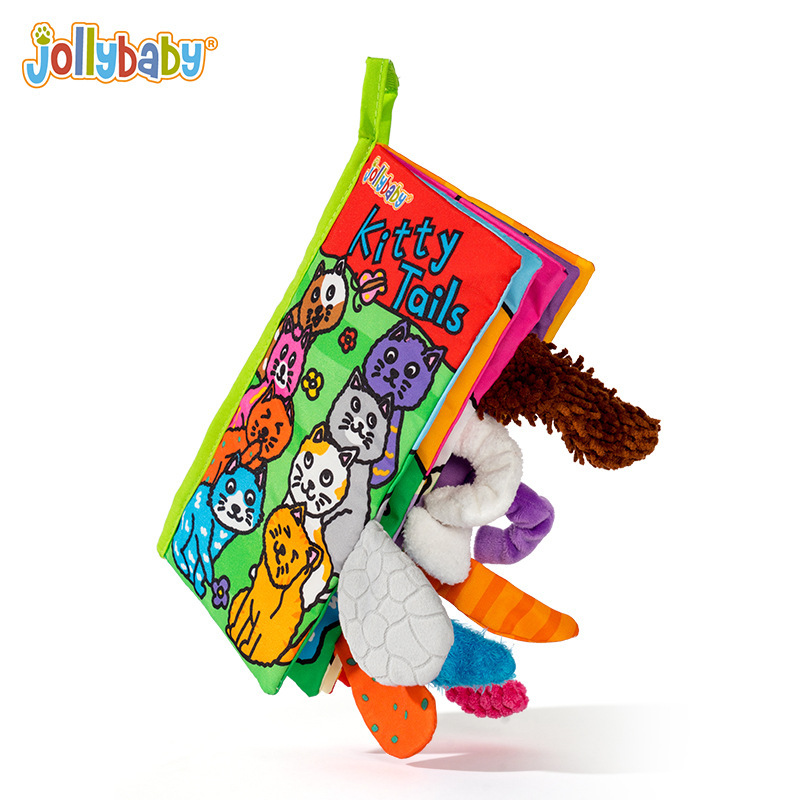 Jollybaby 布の本 ベビーモンテッソーリ早期教育 破れにくい、噛める 6 ヶ月テールブック 赤ちゃんのおもちゃ 0-1 歳|undefined