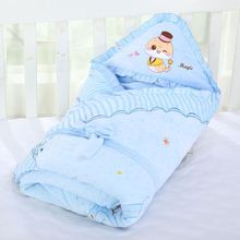 婴儿抱被a类新生儿纯棉包被宝宝用品秋冬季被子初生加厚保暖外出