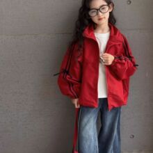 女童外套2025秋季新款儿童夹克衫中大童开衫女孩洋气韩版上衣秋装