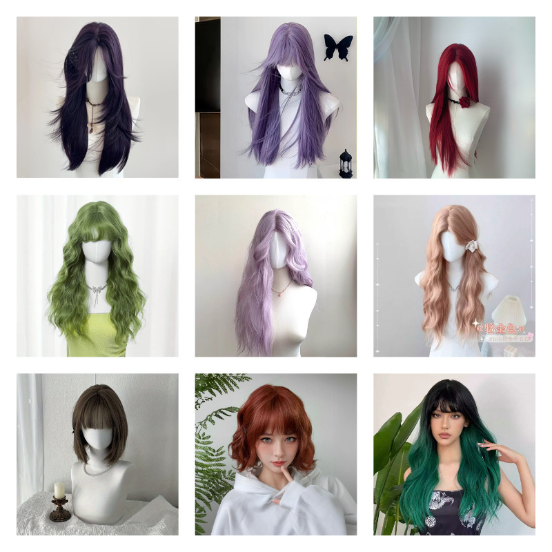 Chen Xiao Wig Collection for Women: Daily Full Wigs, Lolita Influencer Cosplay, Natural Fluffy Full Head Synthetic Wigs Chen Xiao Wig Collection for Women: Daily Full Wigs, Lolita Influencer Cosplay, Natural Fluffy Full Head Synthetic Wigs