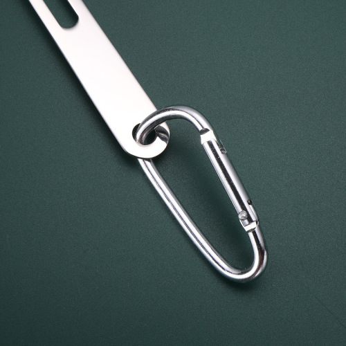 Wholesale Outdoor Picnic Fruit Fork Spoon Set Multifunctional Bottle Opener Fork Spoon Combo 304 Stainless Steel Spoon