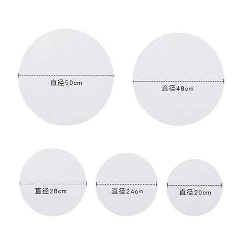 Round thickened silicone steamer mat, coarse grain steamed buns, dumplings steamer mat, steamed buns steamer drawer cloth, kitchen tools