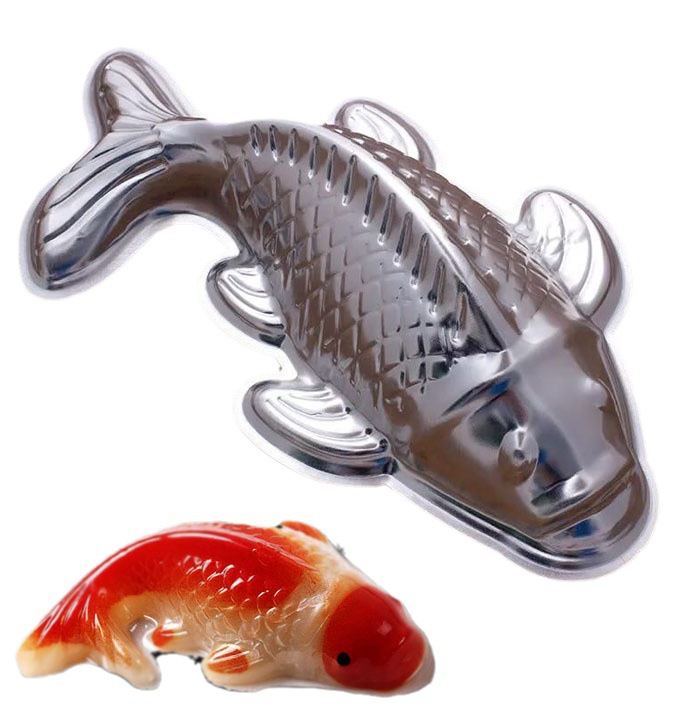 小号鱼形铝合鱼模具 年年有鱼 年糕模  年年有余鱼食品自制