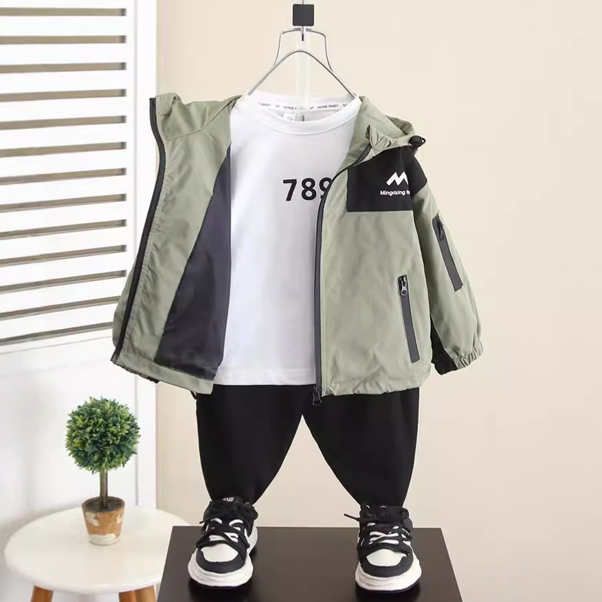 6306 Chaqueta de otoño para niños 2025 Chaqueta casual de primavera y otoño para niños nuevos Chaqueta de otoño para bebés