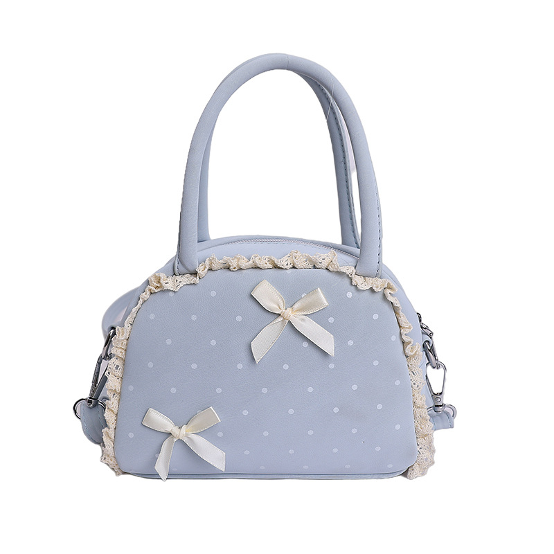2026 nuevo bolso Macaron mini bolso de lápiz labial diario lindo arco de hombro bolso de concha mochila