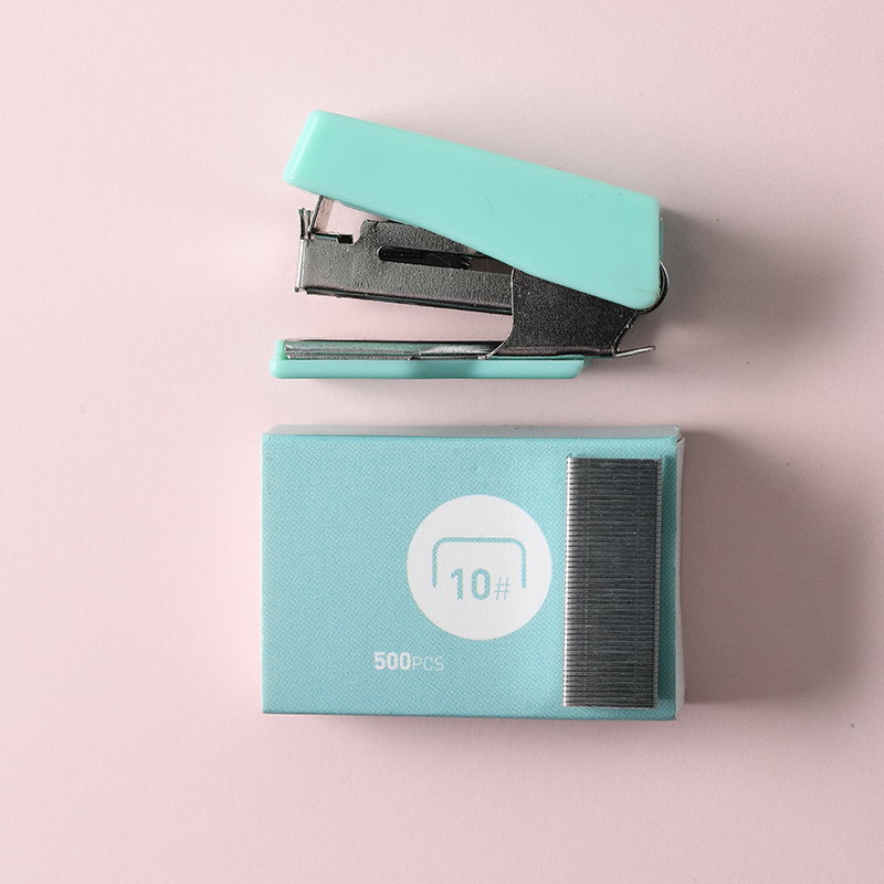 Simple Macaron Color Office Stapler Set display picture 4