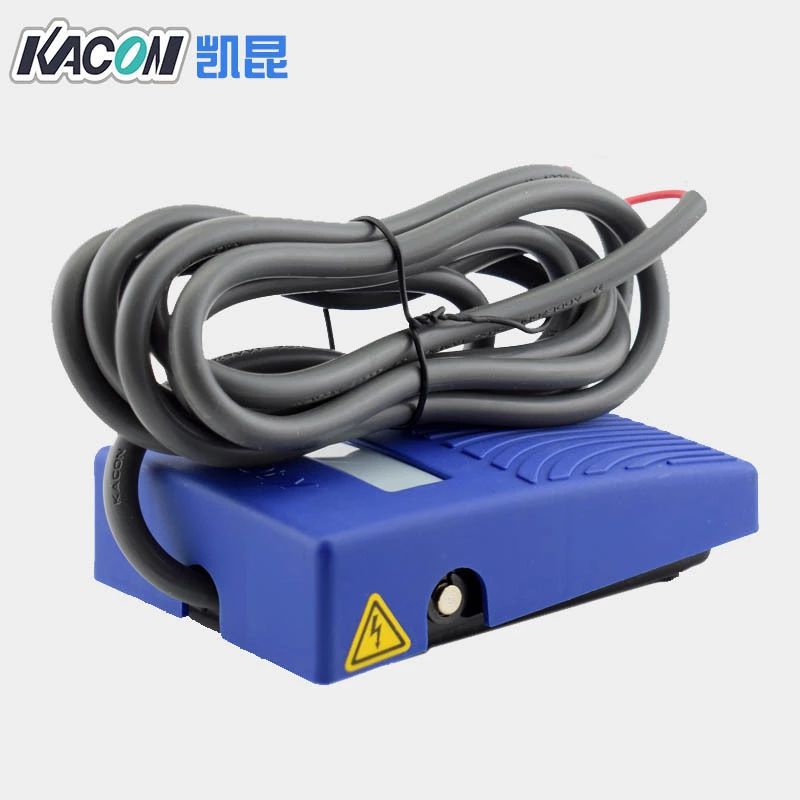现货批发kacon/凯昆HRF-M8B防水脚踏开关带2米线塑料医用脚踩开关