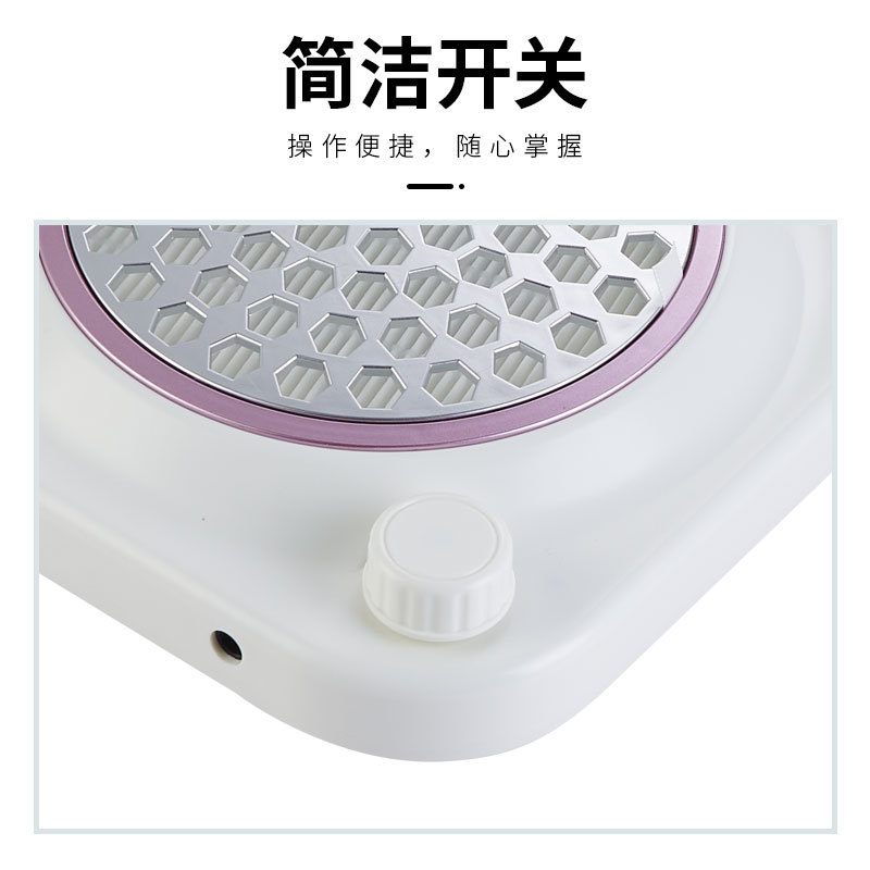 80W de alta potencia de la aspiradora de uñas portátil colector de polvo centrífugo aspiradora de escritorio de gran succión transfronteriza al por mayor