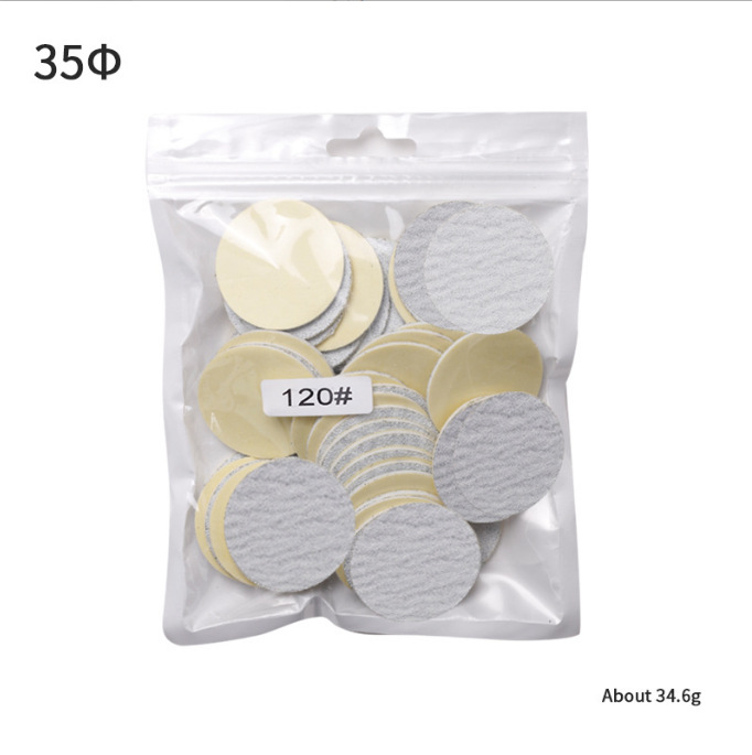 Ventas directas de fábrica 50 piezas pedicura cebra grano pieza de arena traje esmalte de uñas piel muerta callos reemplazable pieza de arena traje