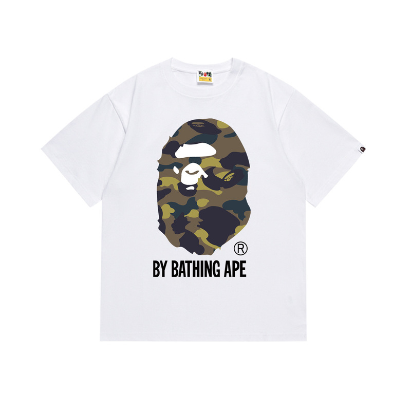 国境を越えた売れ筋BAPE X Miami International MIAMIジョイント漫画男女同型半袖スポーツTシャツトレンディブランド|undefined