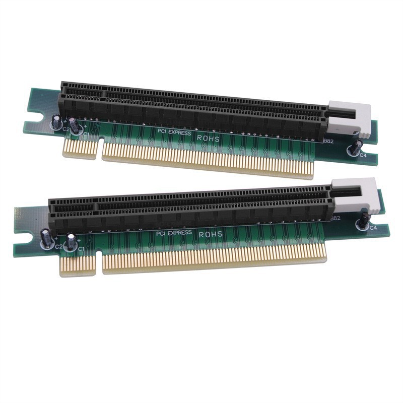Pci-E Adapter Card 164P Test Special Seat Pci-E 16X Graphics Card Slot 90 Degree Extension Protection Steering