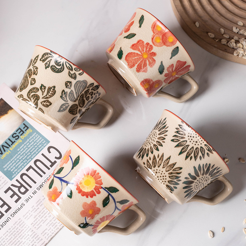 Taza para Desayuno de Cerámica de Porcelana Blanca Resistente a Altas Temperaturas para el Hogar image 2