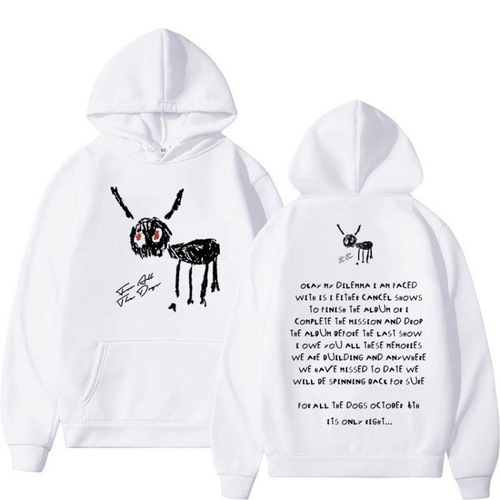 Drake for All The Dogs Letter Hoodie Men's Hip Hop