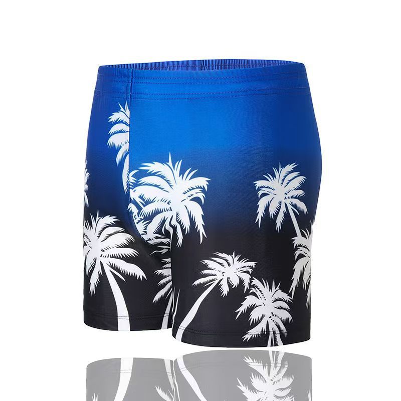 2025 New Printed Mid-Length Adult Swimming Trunks Boxer Swimming Trunks Sea Swimming Trunks Wholesale 1813