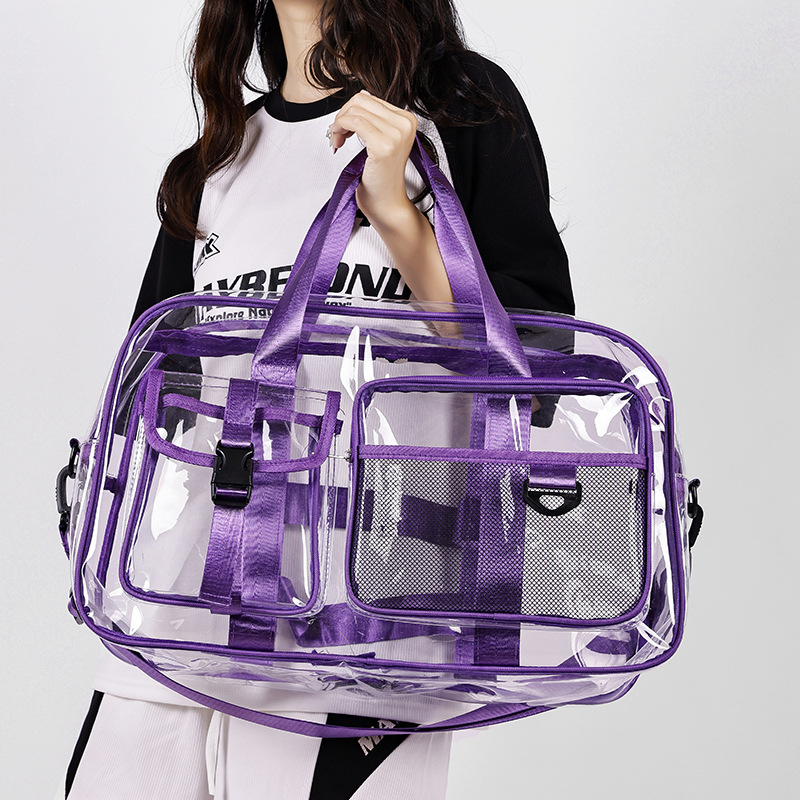 2025 New Travel Bag Large Capacity Sports Fitness Bag Women's Lightweight Short-Distance Portable Luggage Bag Men's Travel Bag